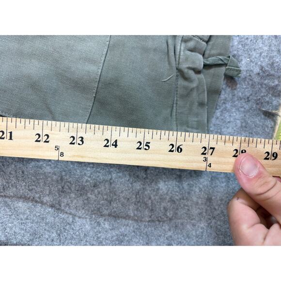 VINTAGE German Army Cargo Pants Mens Medium Gr. 7 Green 80s Military Outdoor - Picture 4 of 11